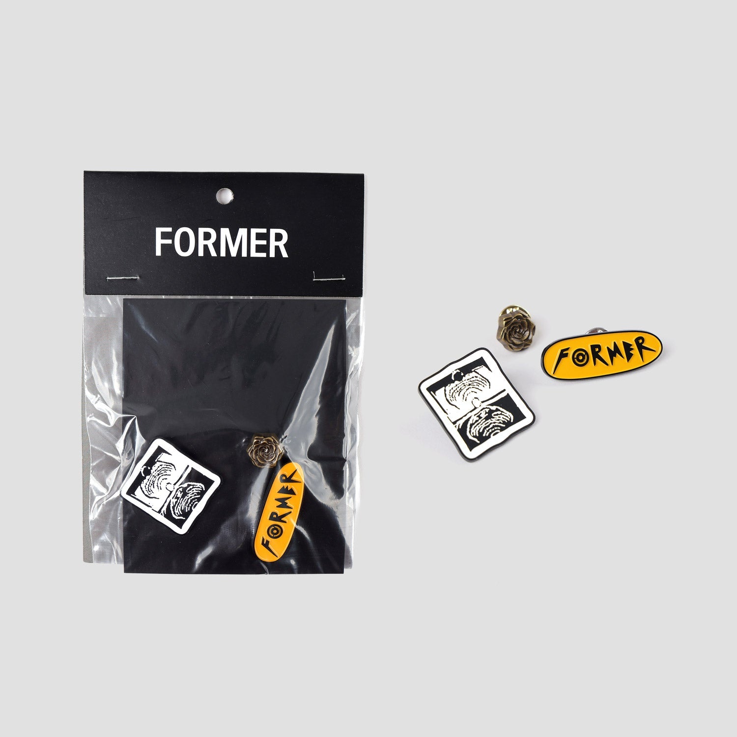 Former Kit 3 x Pin Badge Mixed