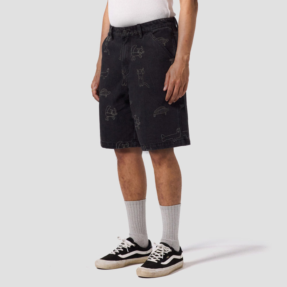 Former Reynolds Yardage Denim 21" Walk Short Washed Black