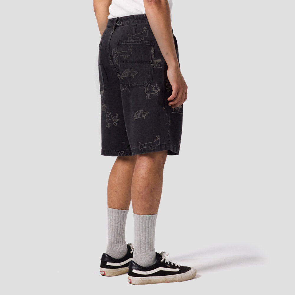 Former Reynolds Yardage Denim 21" Walk Short Washed Black