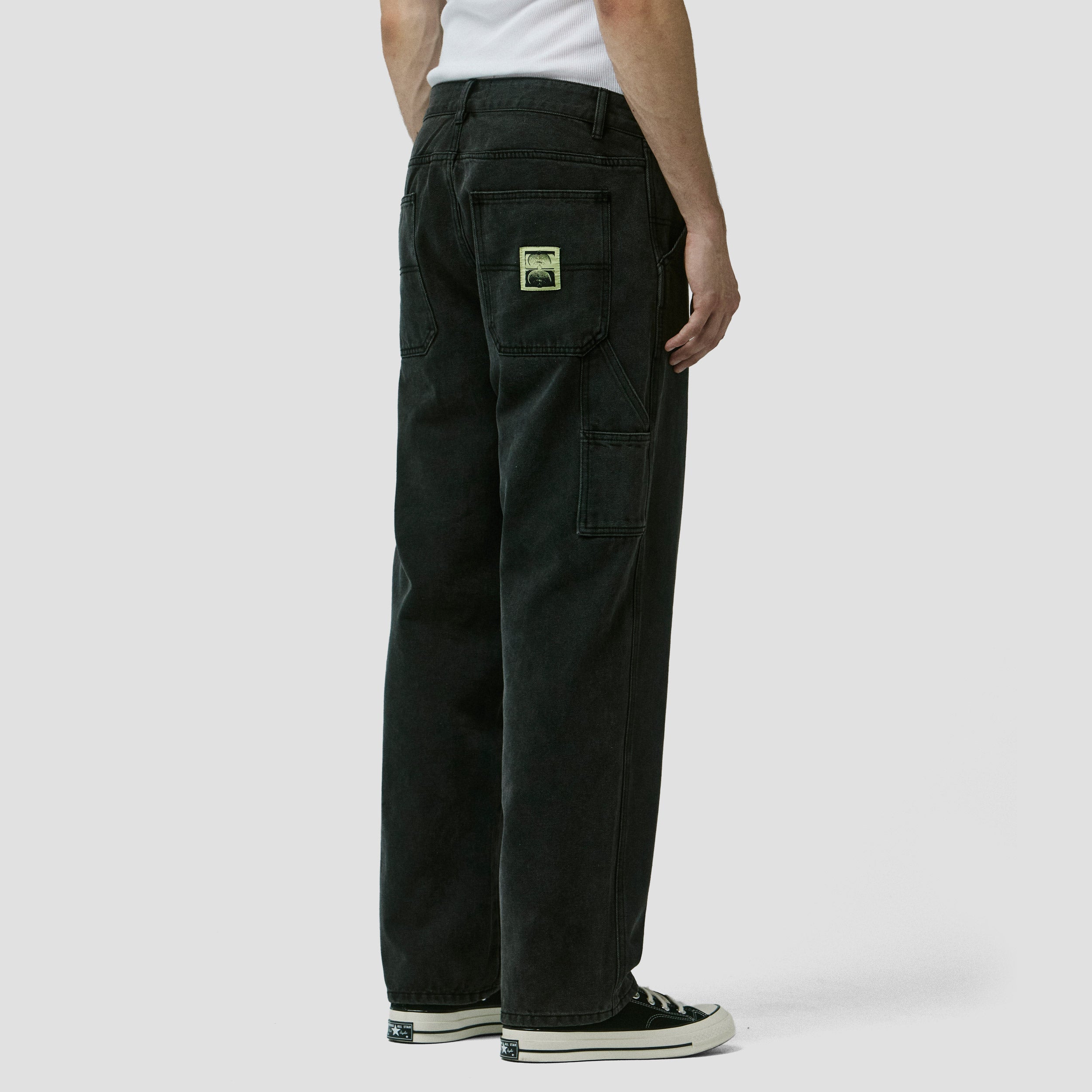 Former VT Distend Denim Carpenter Pant Washed Black