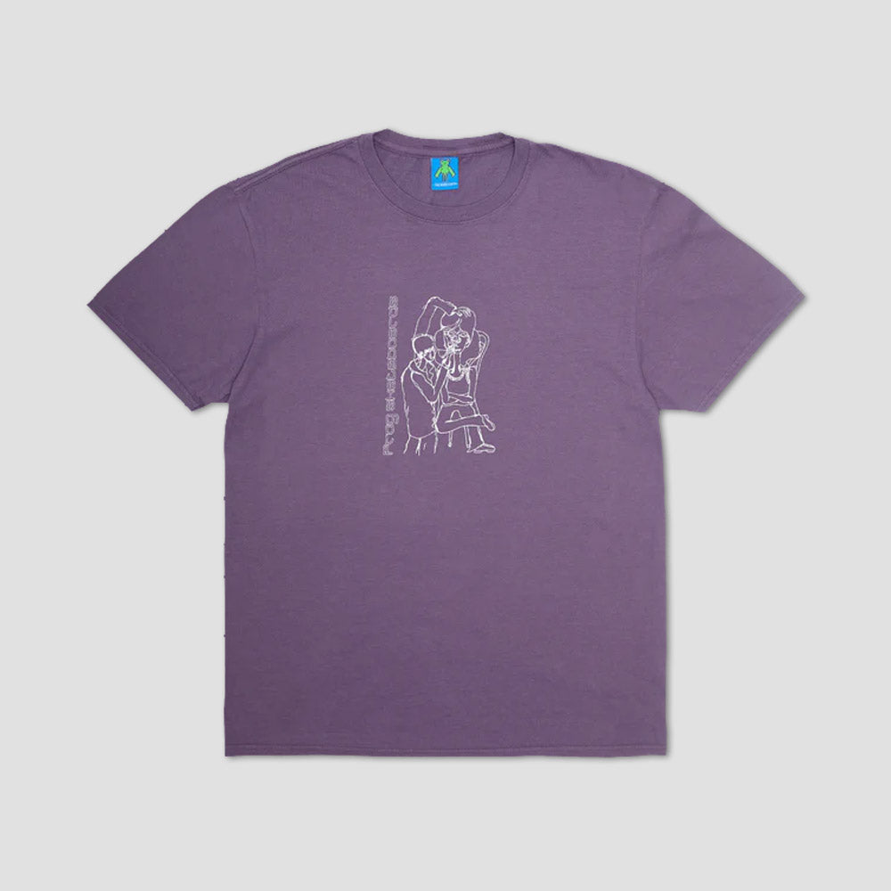 Frog Make Up Artist T-Shirt Old Purple