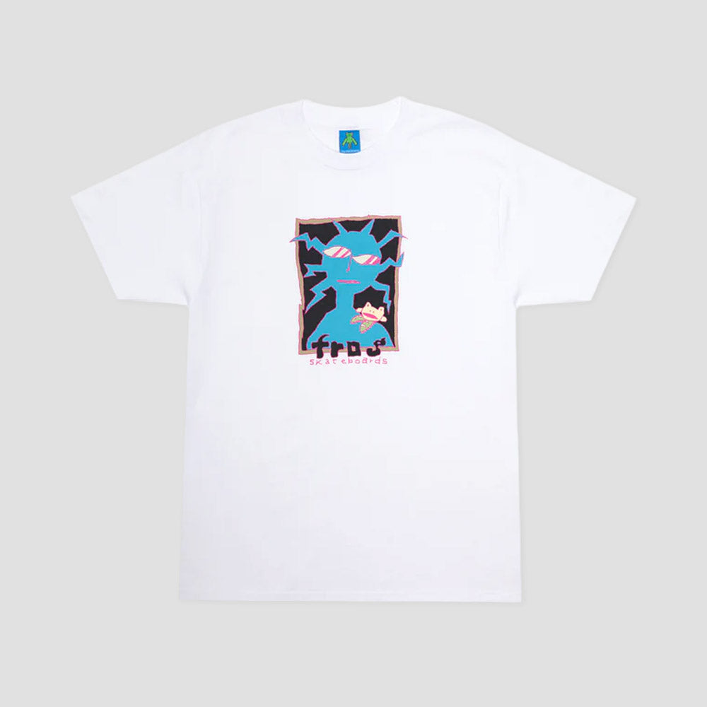 Frog Shoulder Frog T-Shirt White
