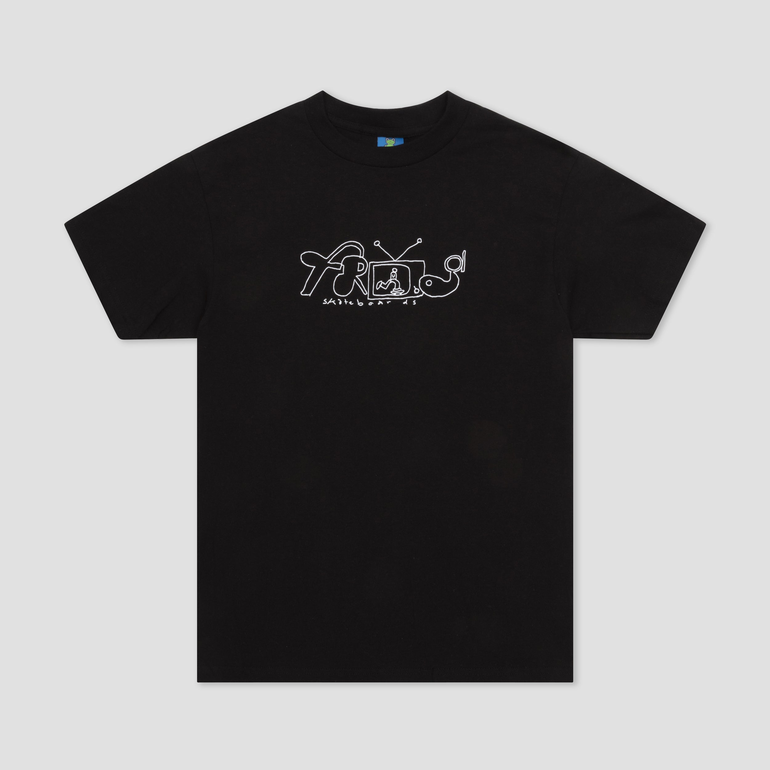 Frog Television T-Shirt Black