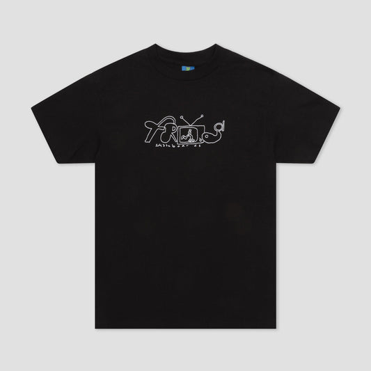 Frog Television T-Shirt Black