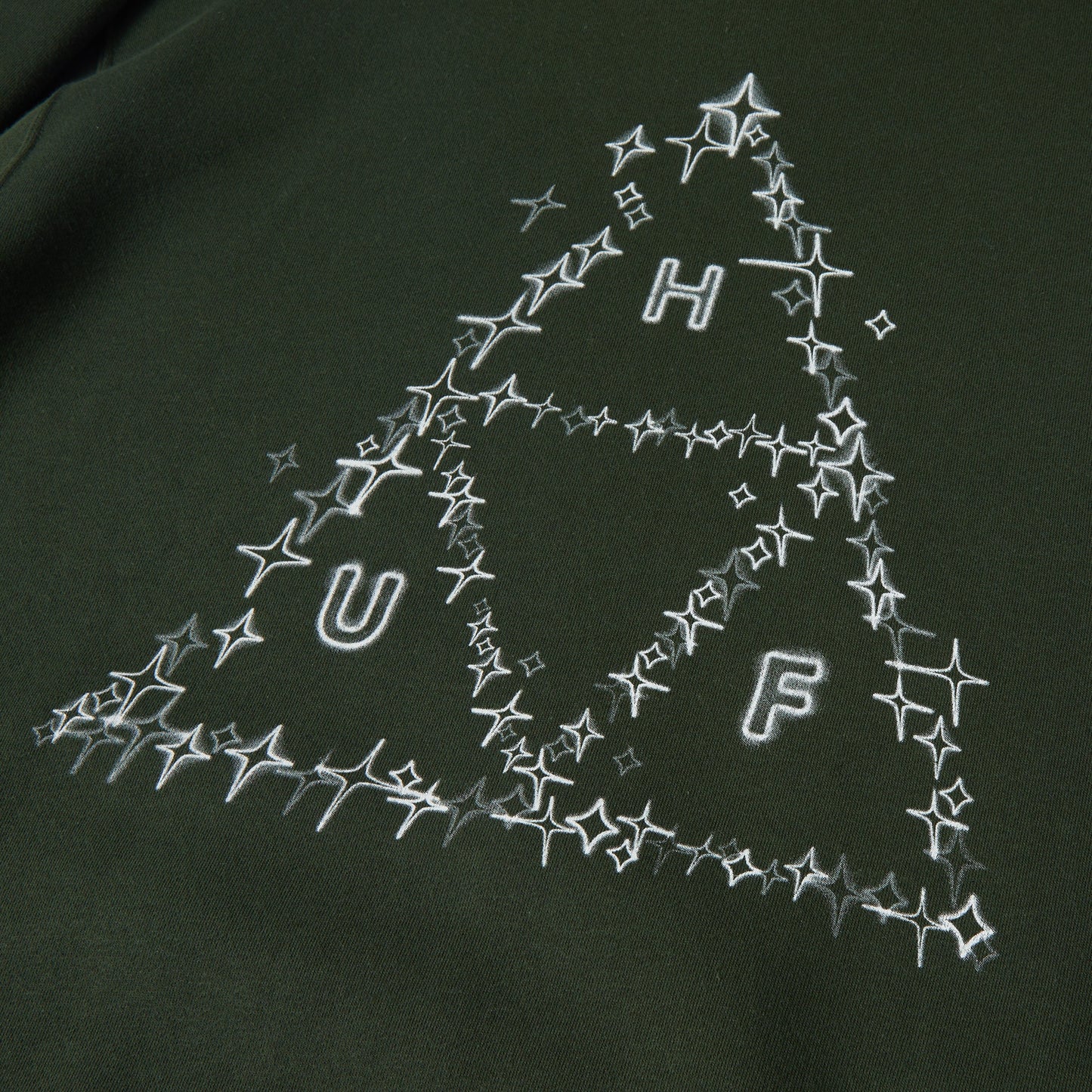 HUF Gleam Pullover Hood Hunter Green