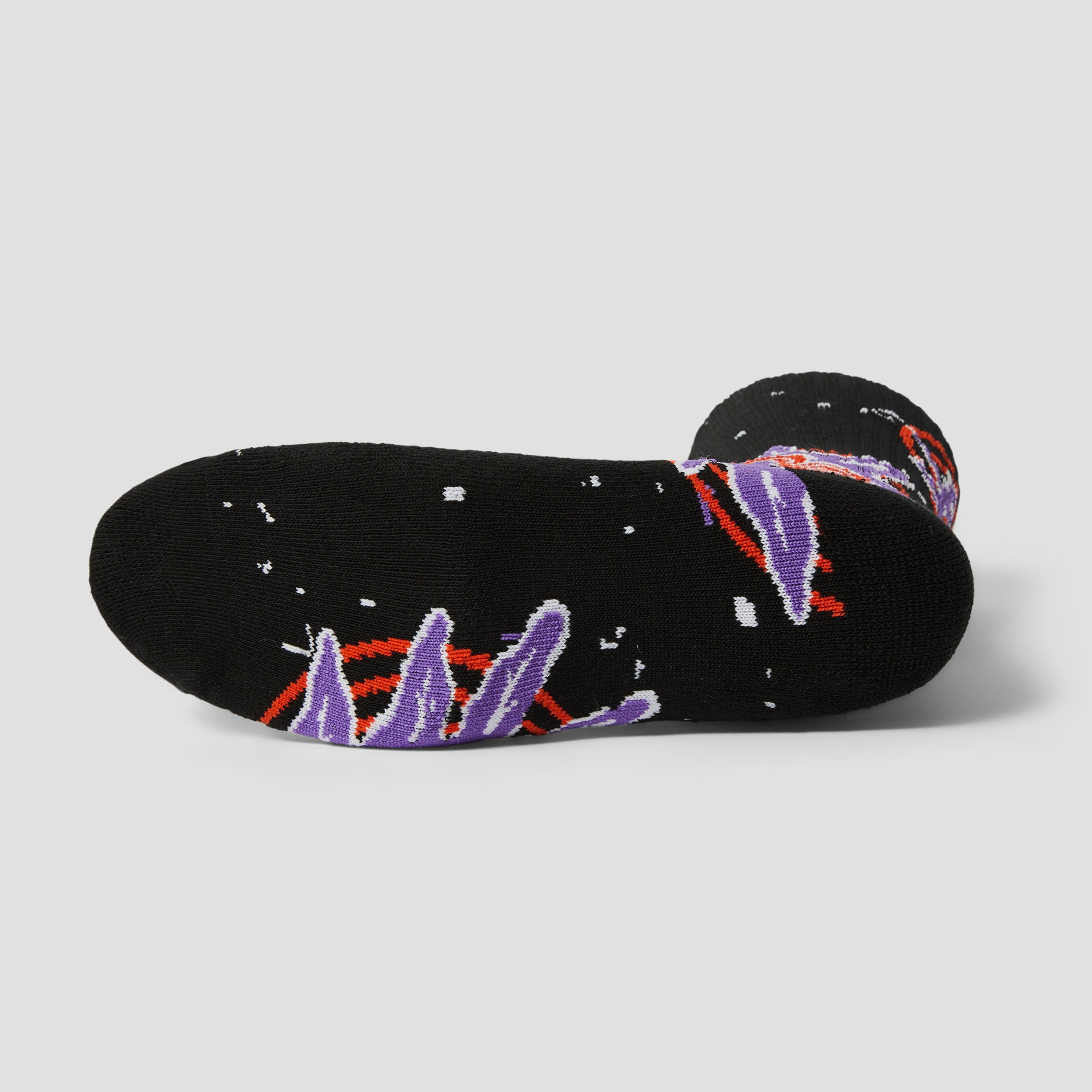 HUF Green Buddy Hypnosis Sock Black