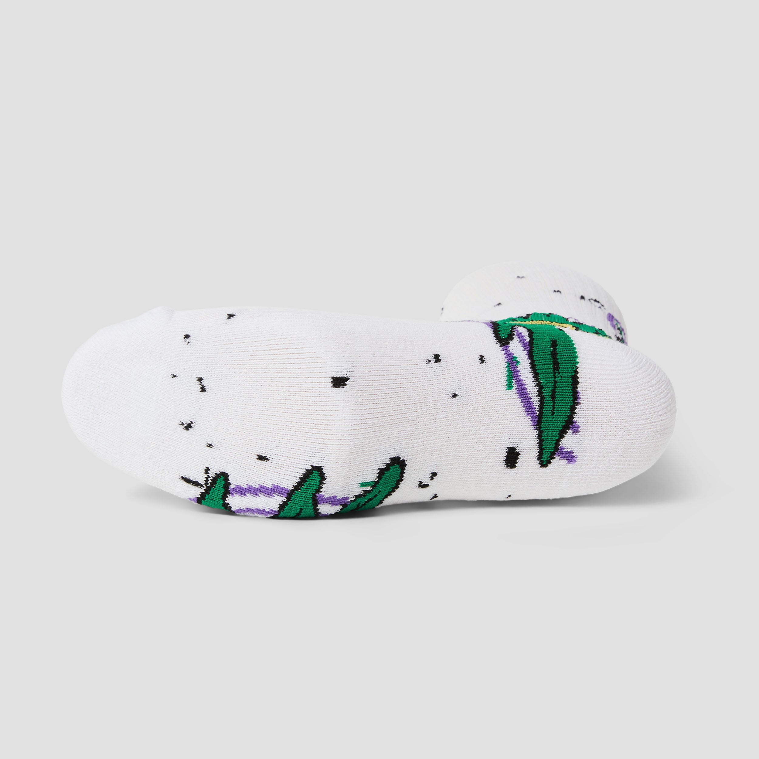 HUF Green Buddy Hypnosis Sock White