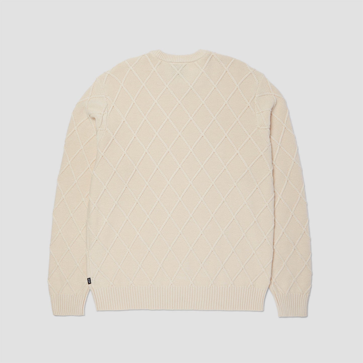 HUF Grid Crew Sweater Natural