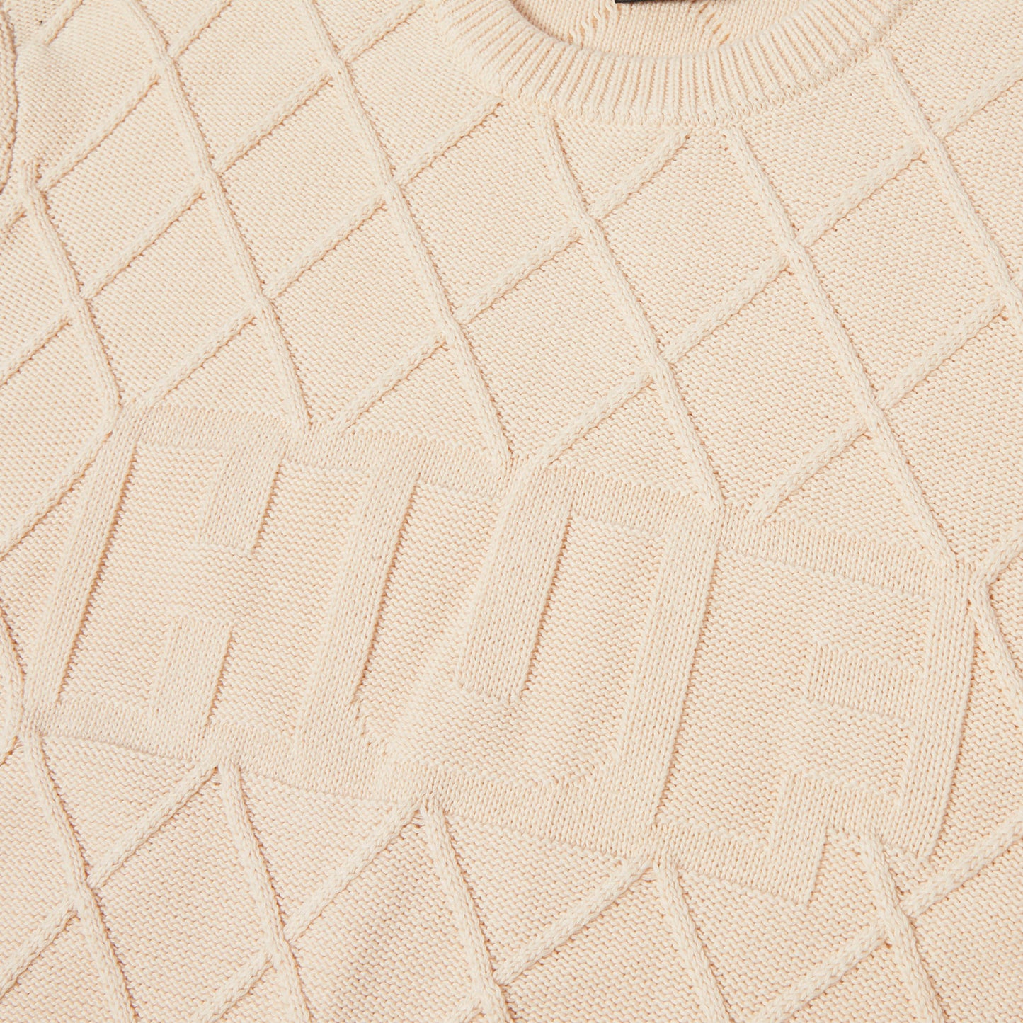 HUF Grid Crew Sweater Natural