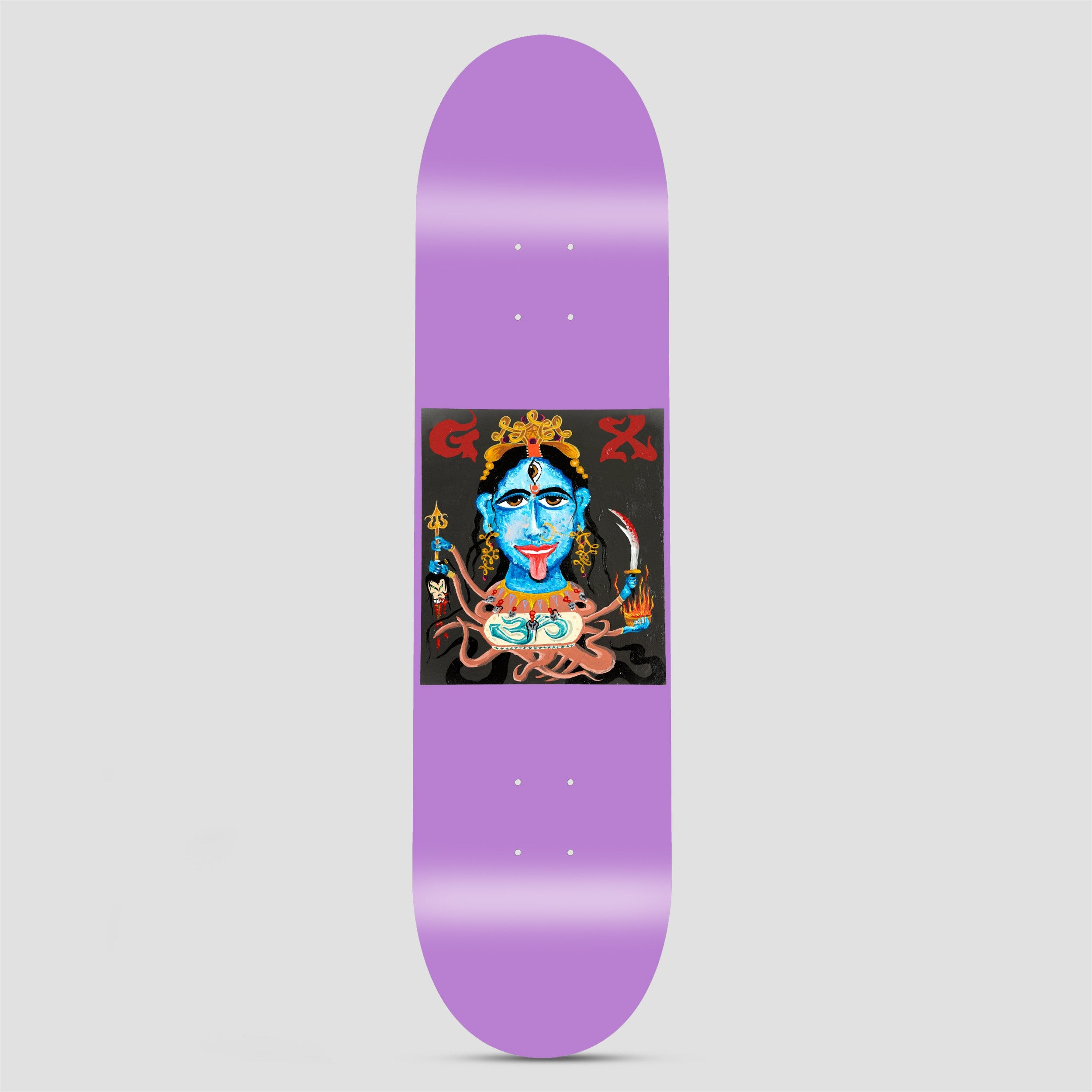 GX1000 8.25 Father Time Skateboard Deck Purple