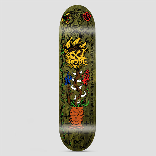 GX1000 8.5 Pot Plot Carlyle Skateboard Deck Stained