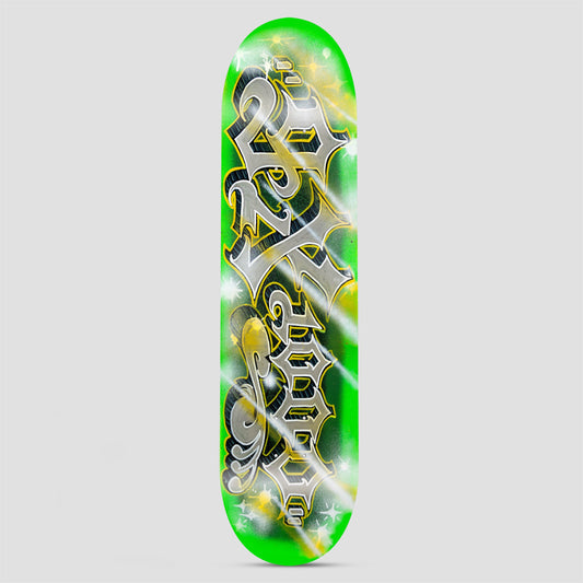 GX1000 8.25 Script Skateboard Deck Green