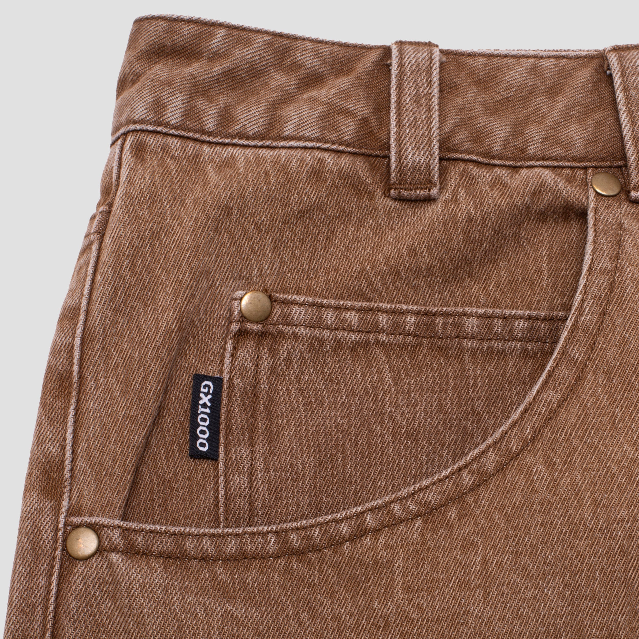 GX1000 Baggy Pant Brown Wash