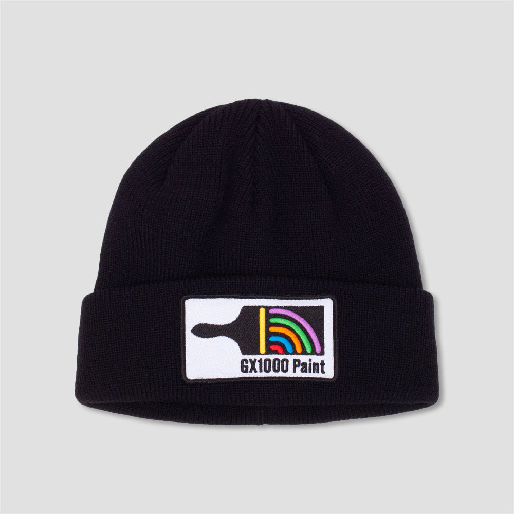 GX1000 Paint Beanie Black