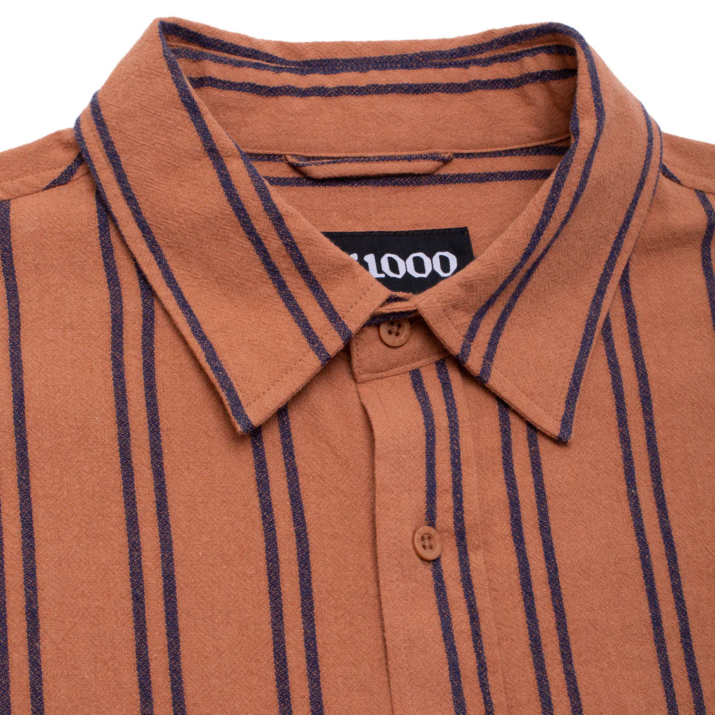 GX1000 - Short Sleeve Button Down Shirt - Brown