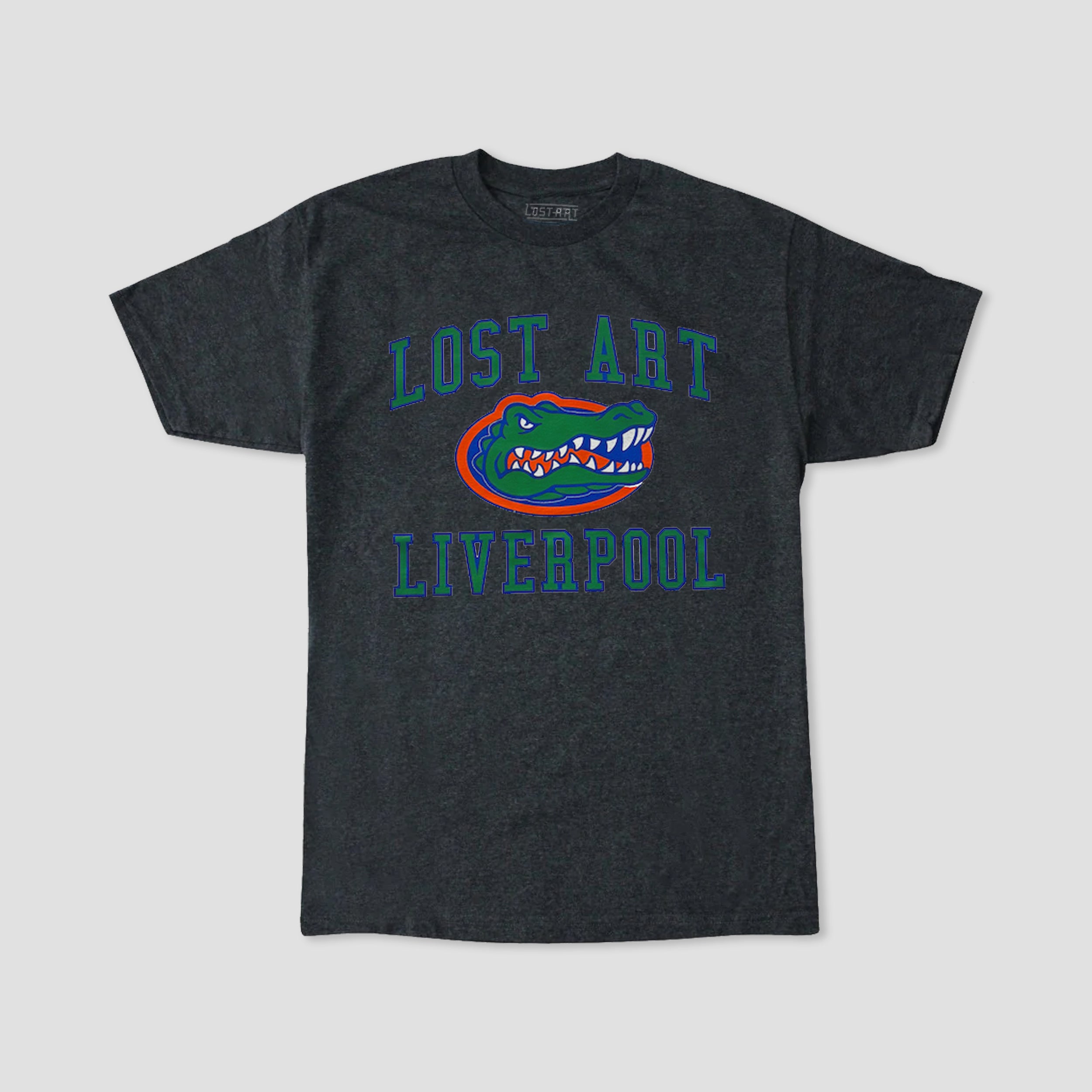 Lost Art Gator T-Shirt Dark Heather