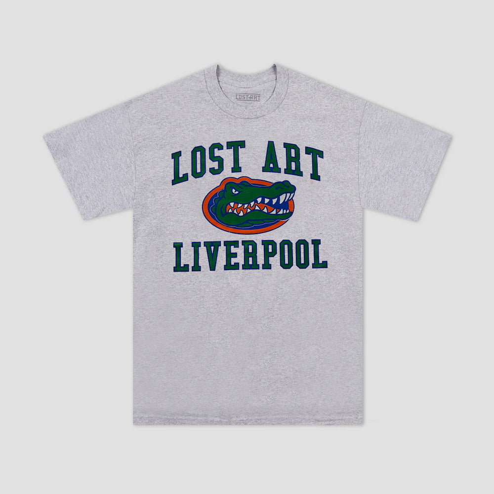 Lost Art Gator T-Shirt Athletic Heather