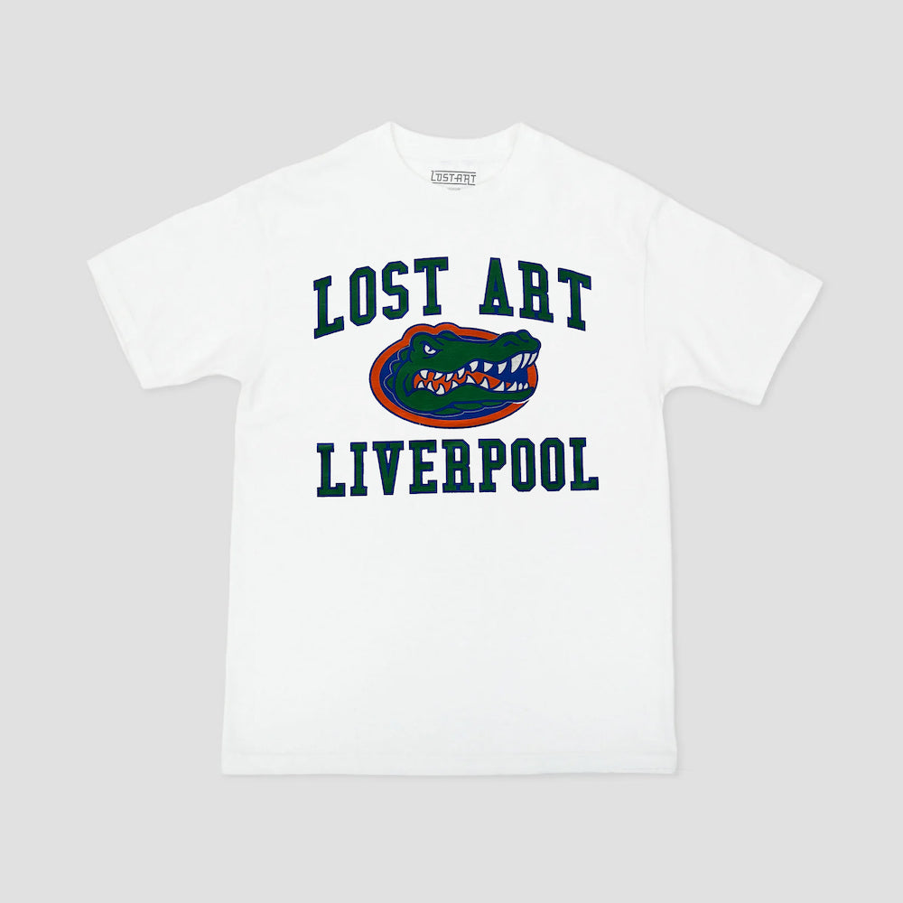 Lost Art Gator T-Shirt White
