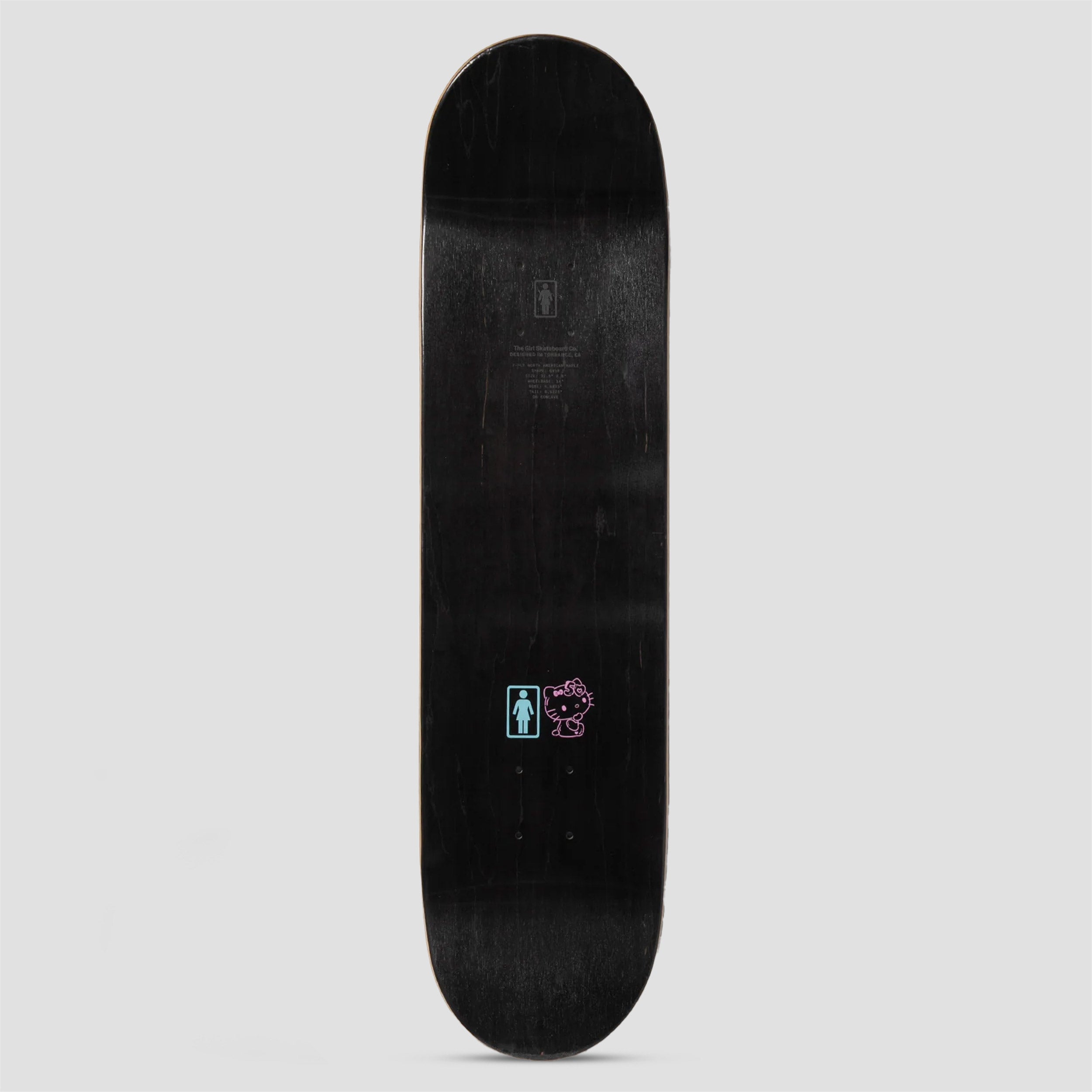 Girl x Hello Kitty 50th Anniversary 8.375 Carroll Skateboard Deck
