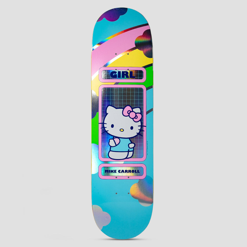 Girl x Hello Kitty 8.5 Carroll Hello Kitty Rainbow Skateboard Deck