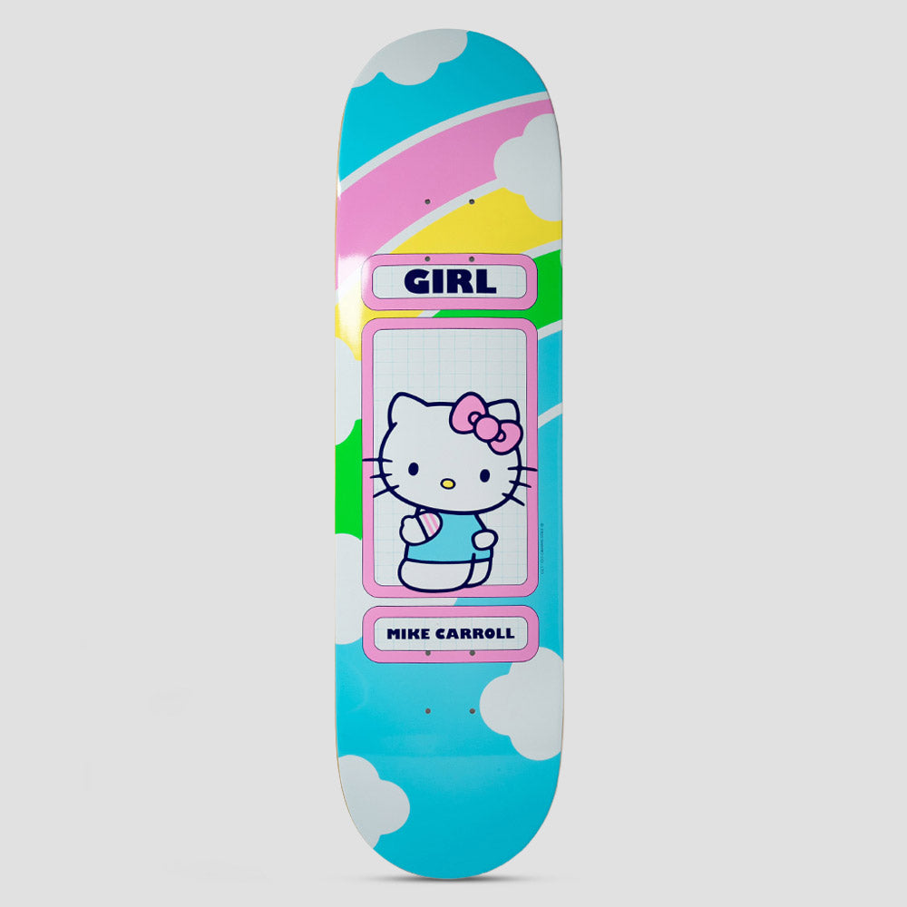 Girl x Hello Kitty 8.5 Carroll Hello Kitty Rainbow Skateboard Deck