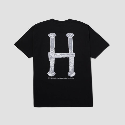 HUF X Bronze H Bolts Triple Triangle Shortsleeve T-Shirt Black