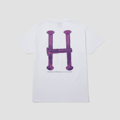 HUF X Bronze H Bolts Triple Triangle Shortsleeve T-Shirt White