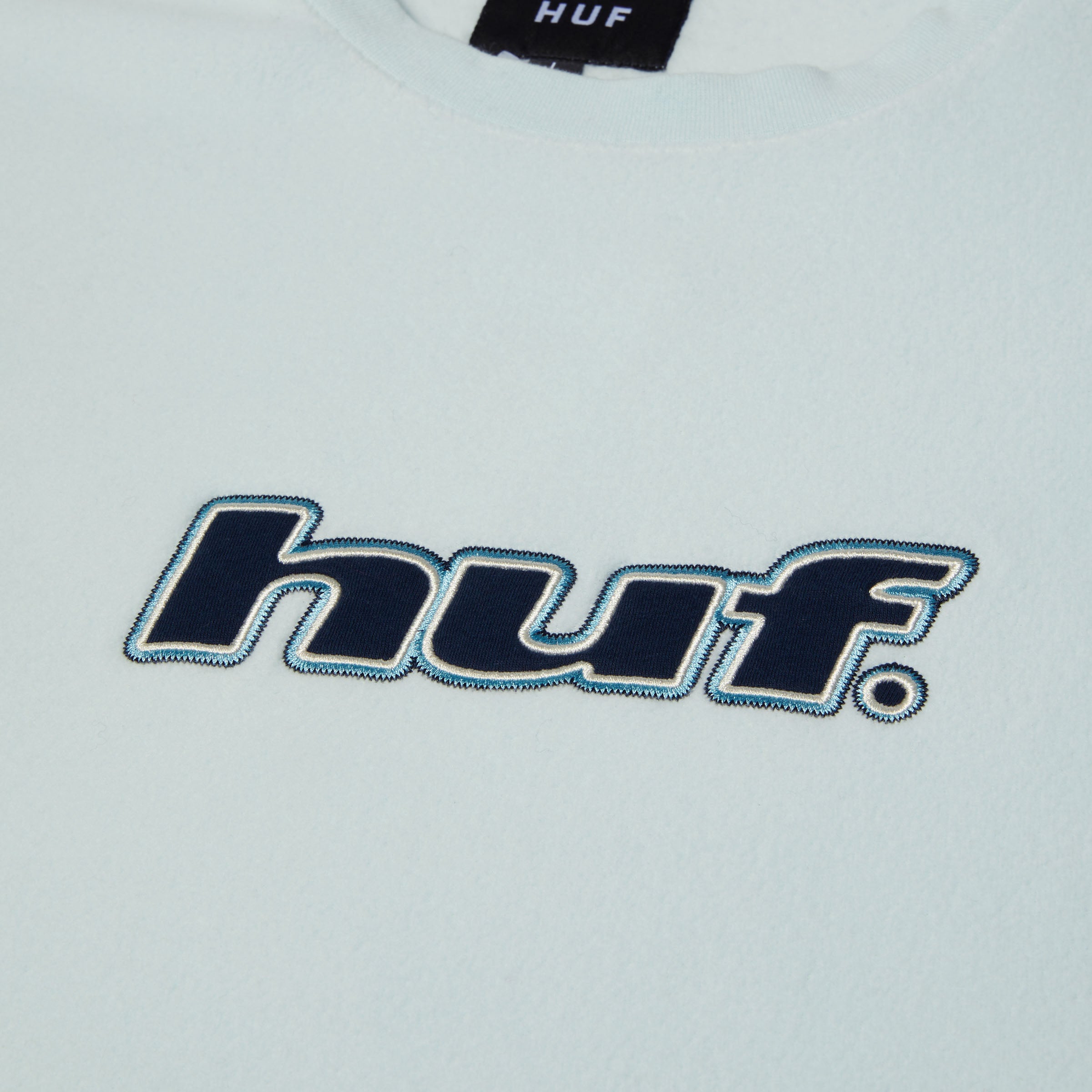 HUF H Dot Polar Fleece Crew Sky