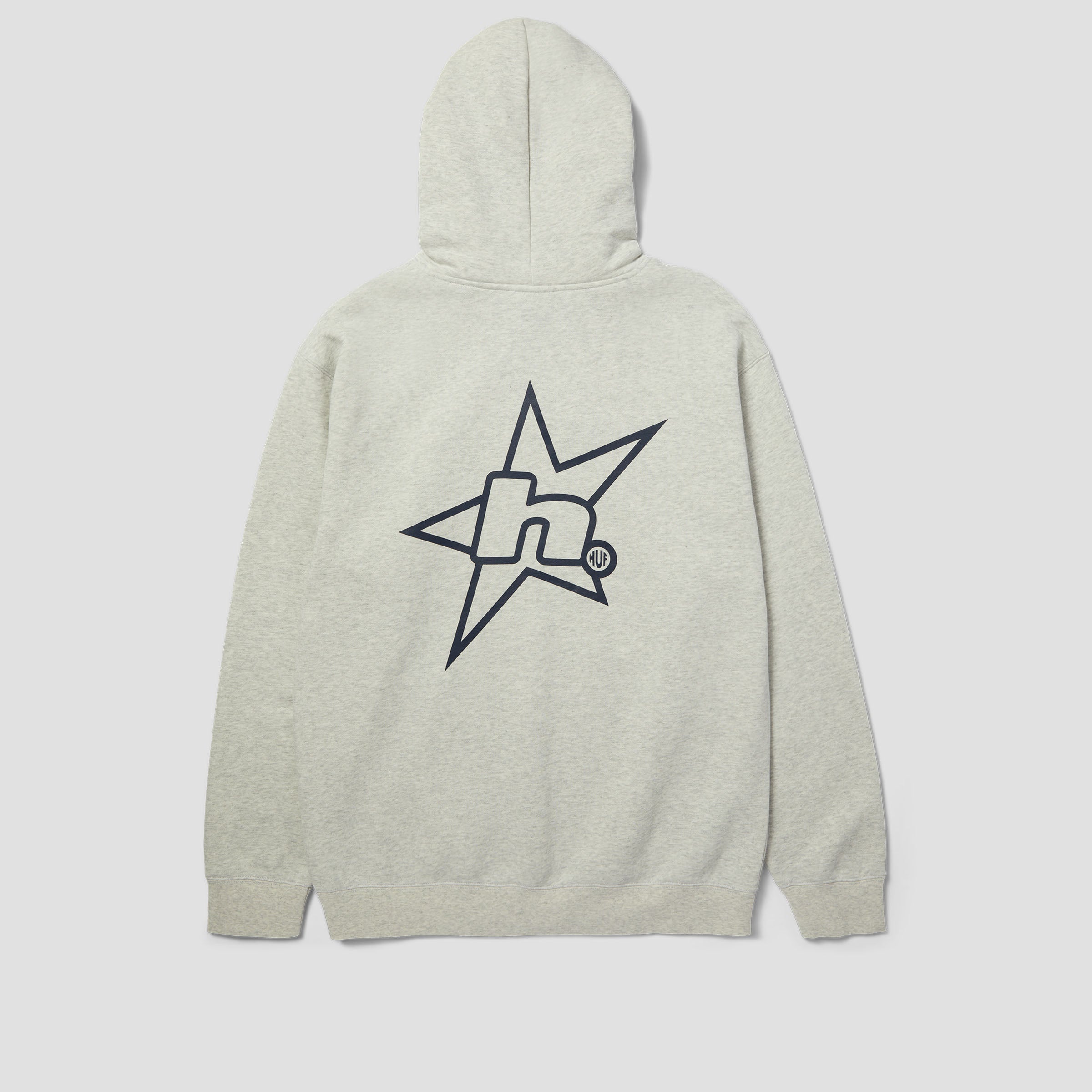 HUF H Star Logo Hood Ash