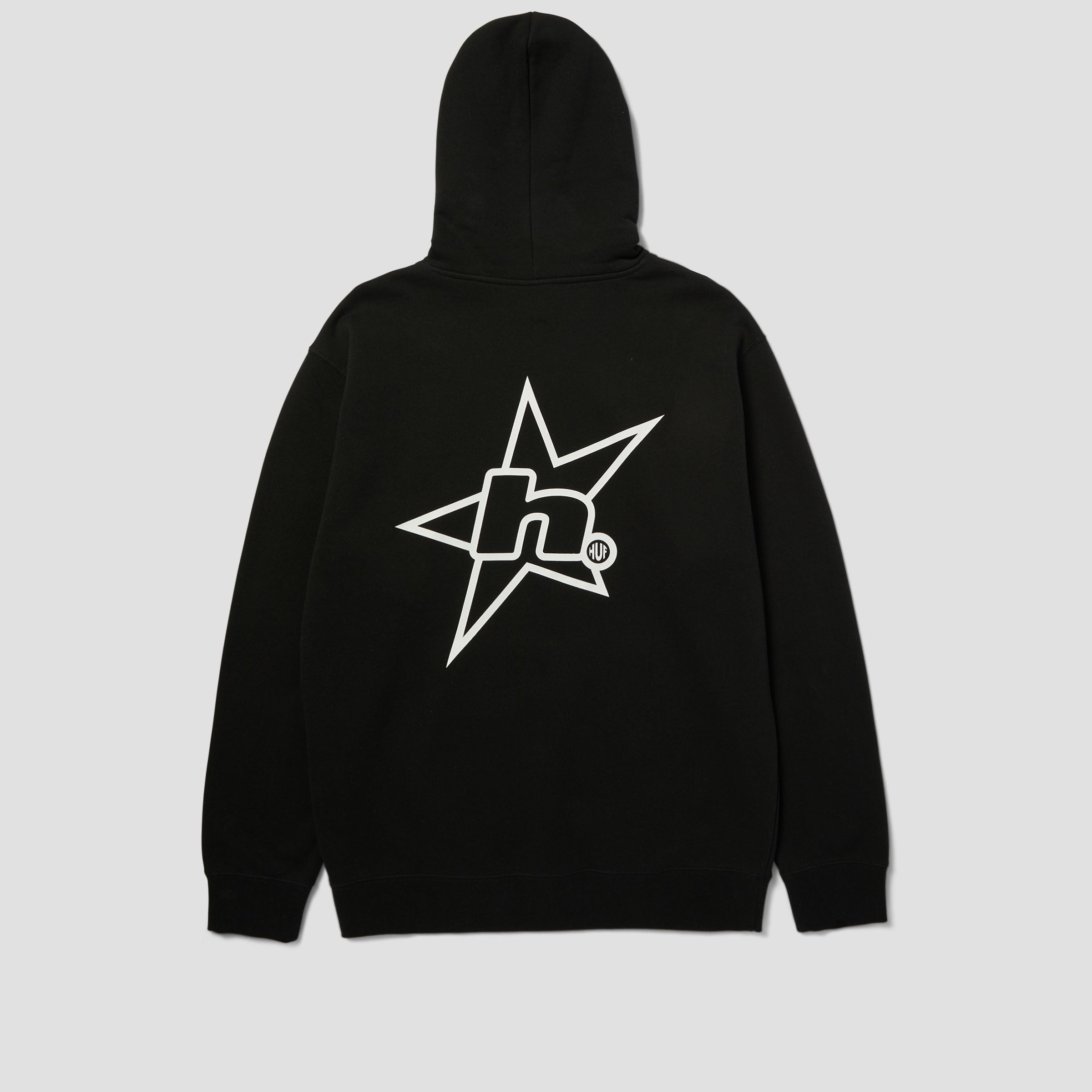 HUF H Star Logo Hood Black