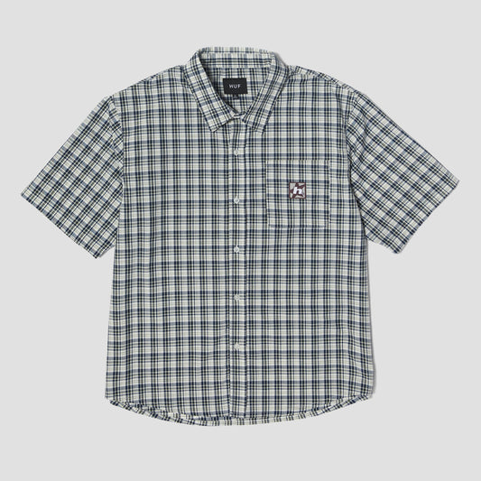 HUF H Star Plaid Shortsleeve Shirt Linen