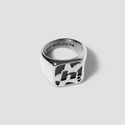 HUF H Star Ring Silver