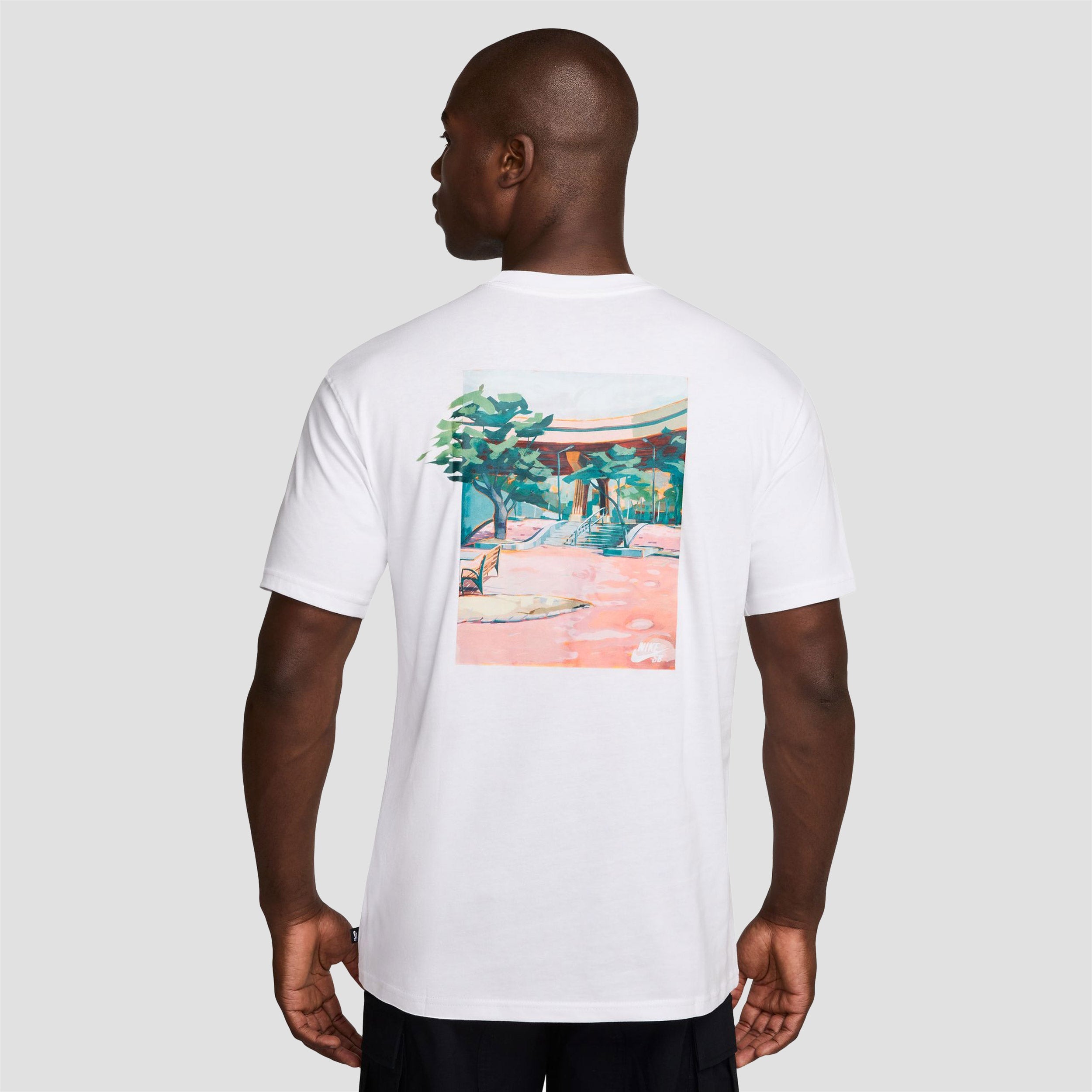 Nike SB OC Brooklyn Banks Max90 Skate T-Shirt White