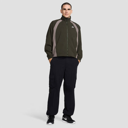 Nike SB Full-Zip Woven Jacket Sequoia / Cave Stone / White