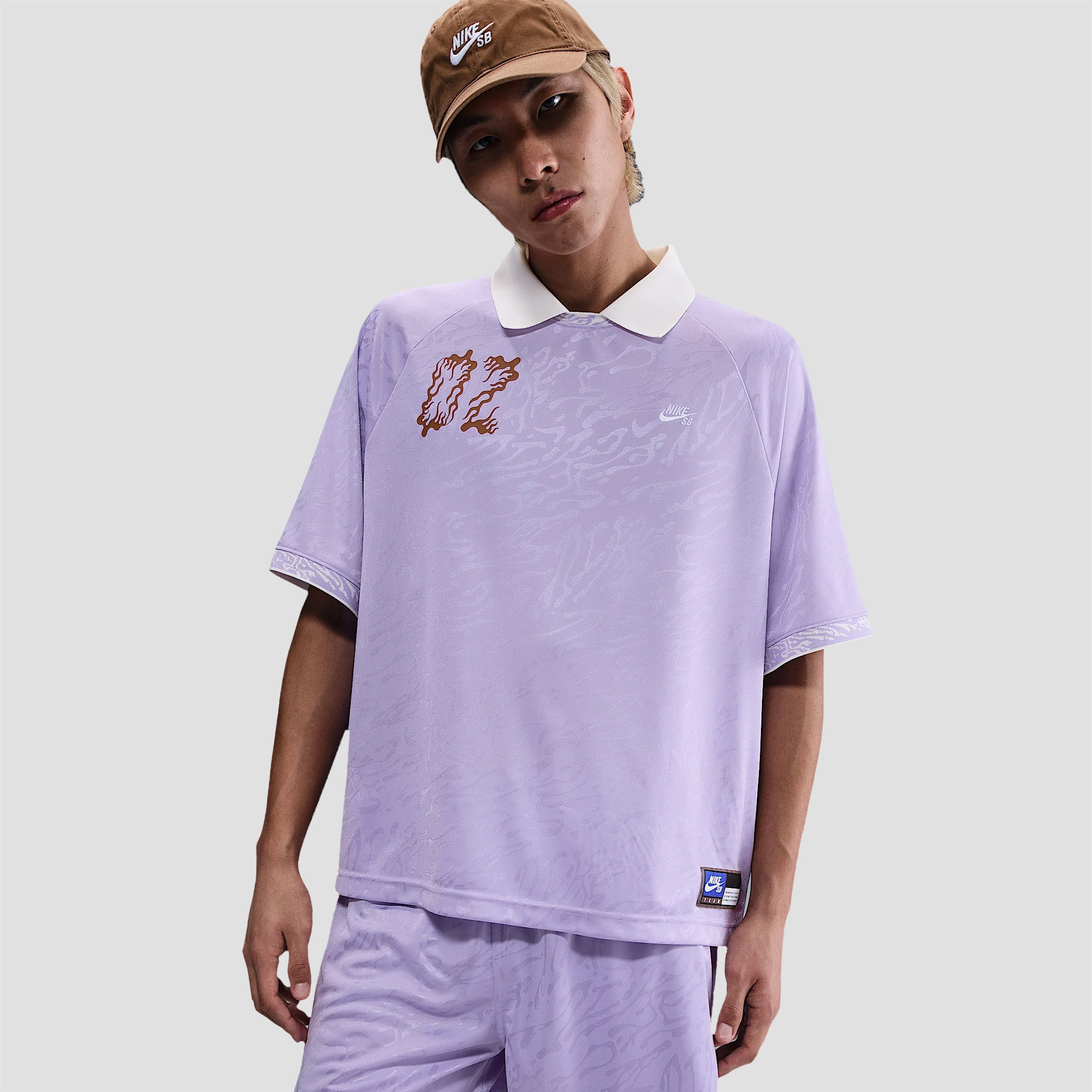 Nike SB Dri-Fit Jacquard Jersey Hydrangeas / Sail / White