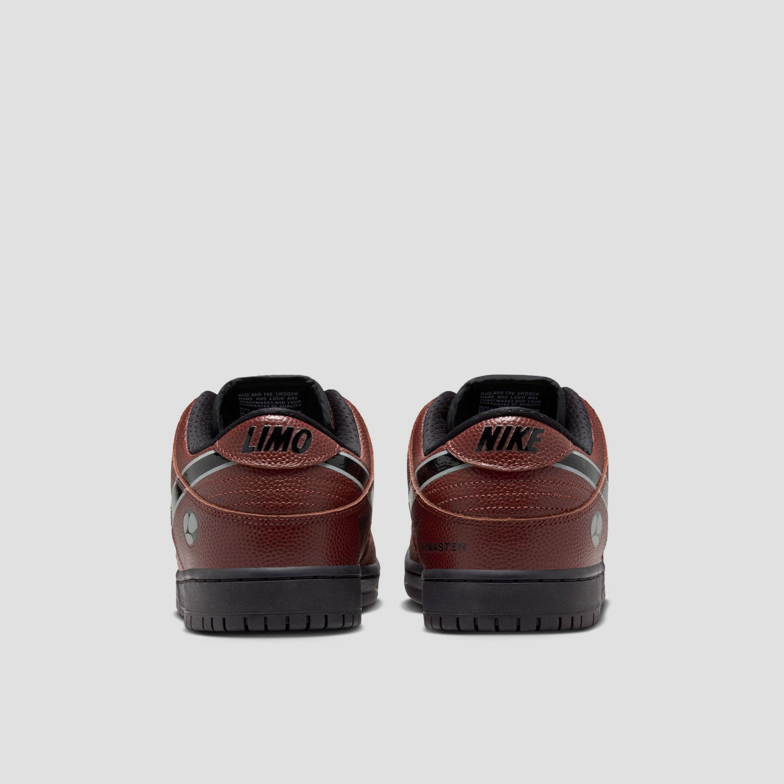 Nike SB X Limosine Dunk Low Pro Skate Shoes Dark Pony / Black / Silver / White