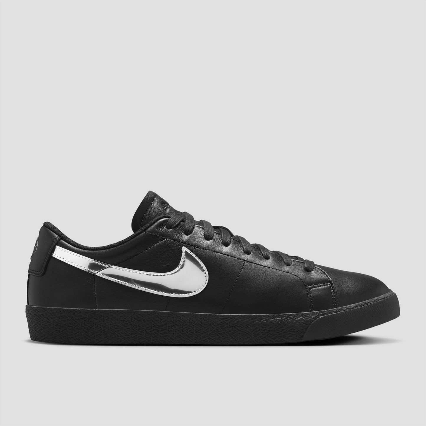 Nike SB x Dancer Zoom Blazer Low Skate Shoes Black / Metallic Silver / Black