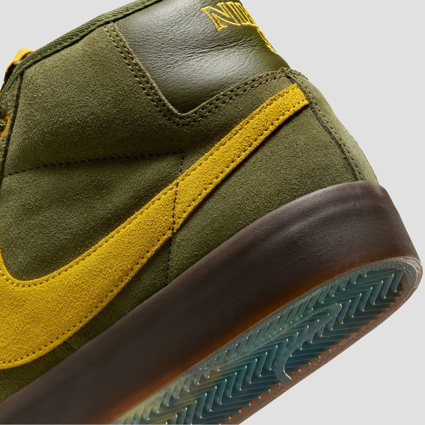 Nike SB Blazer Mid x Anti Hero Skate Shoes Rough Green / Amarillo / Rough Green