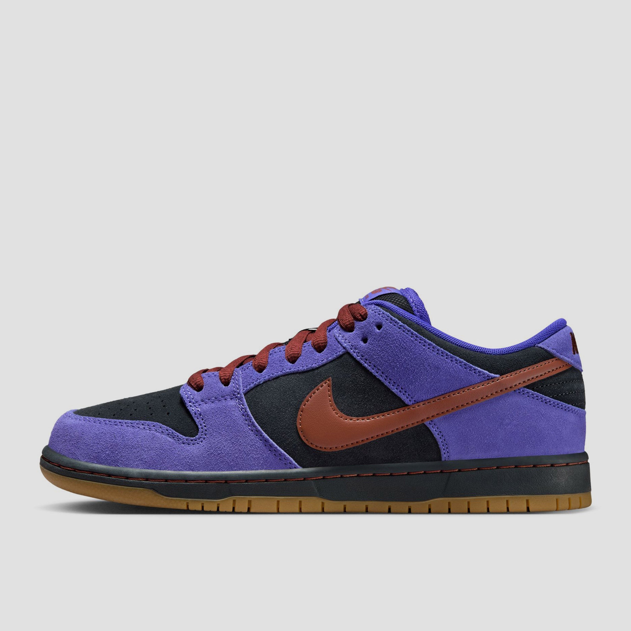 Nike SB Dunk Low Pro Skate Shoes Persian Violet / Cinnamon / Off Noir