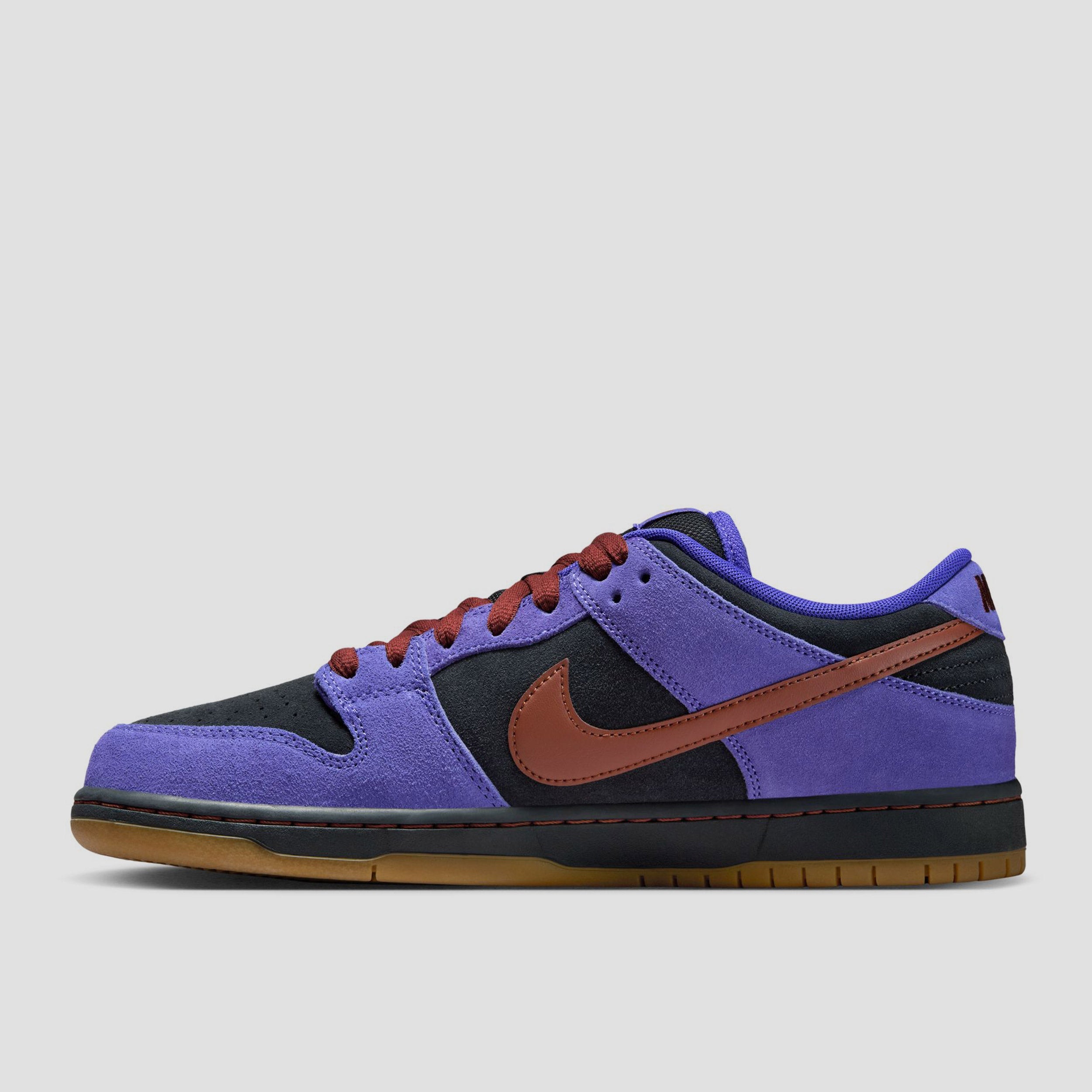 Nike SB Dunk Low Pro Skate Shoes Persian Violet / Cinnamon / Off Noir