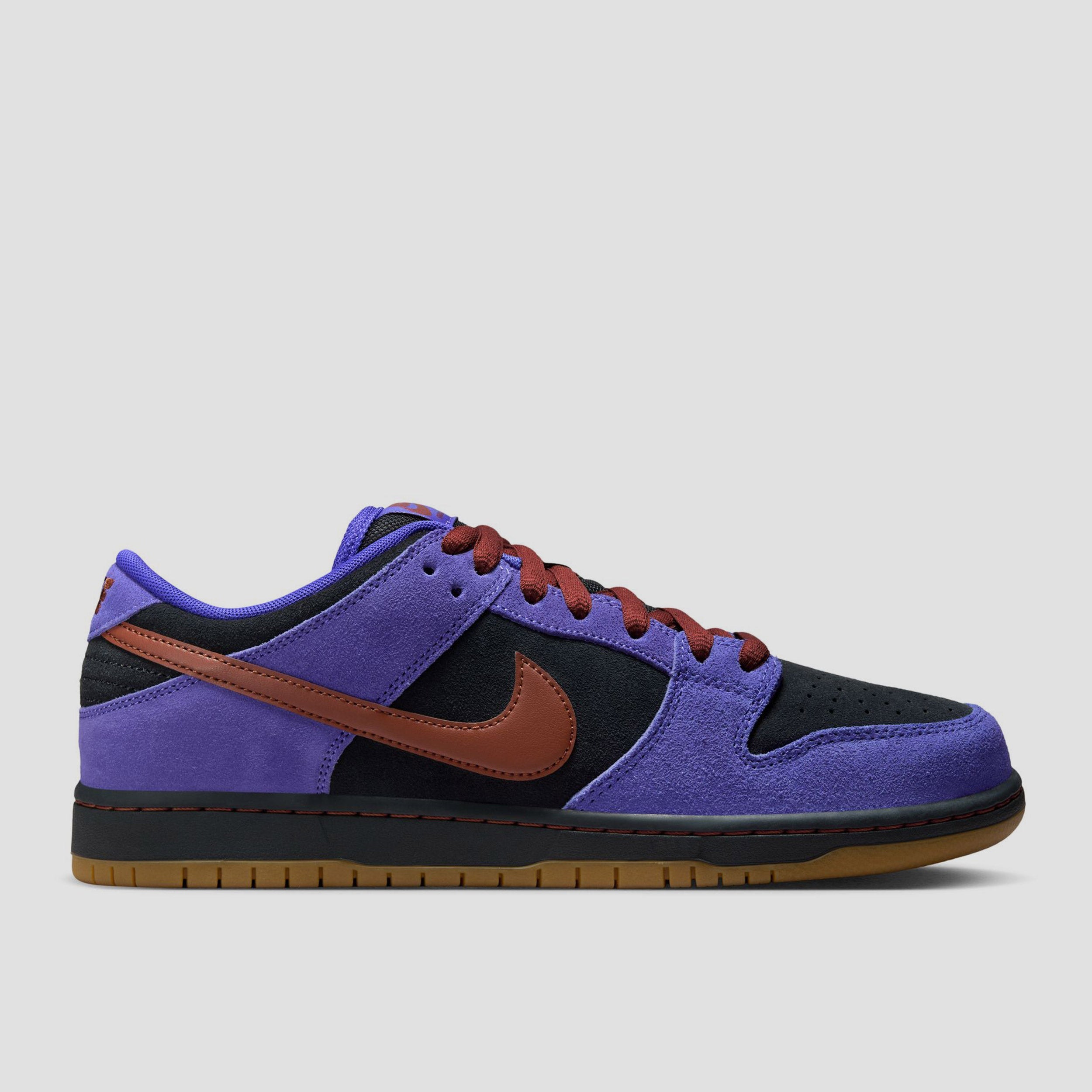 Nike SB Dunk Low Pro Skate Shoes Persian Violet / Cinnamon / Off Noir