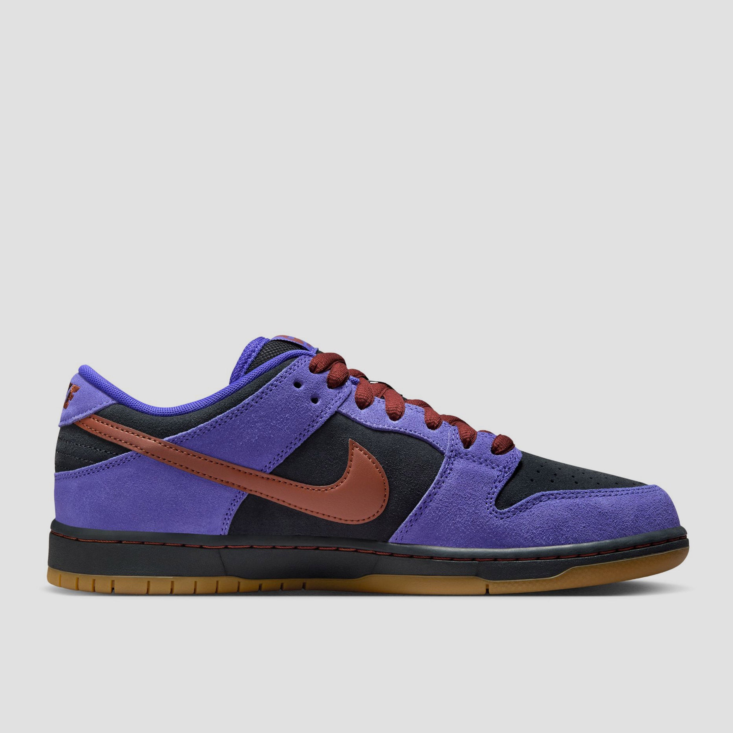 Nike SB Dunk Low Pro Skate Shoes Persian Violet / Cinnamon / Off Noir