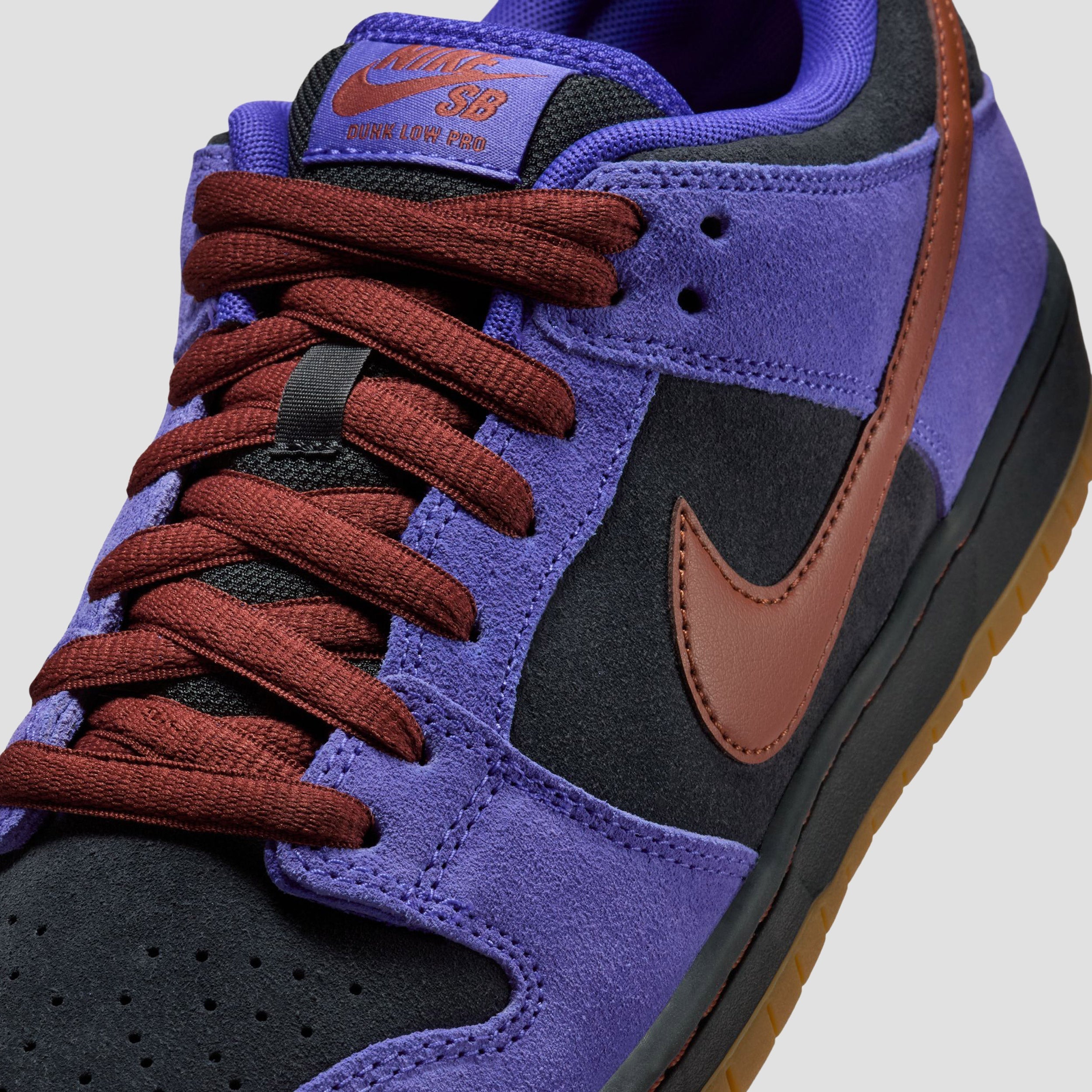 Nike SB Dunk Low Pro Skate Shoes Persian Violet / Cinnamon / Off Noir