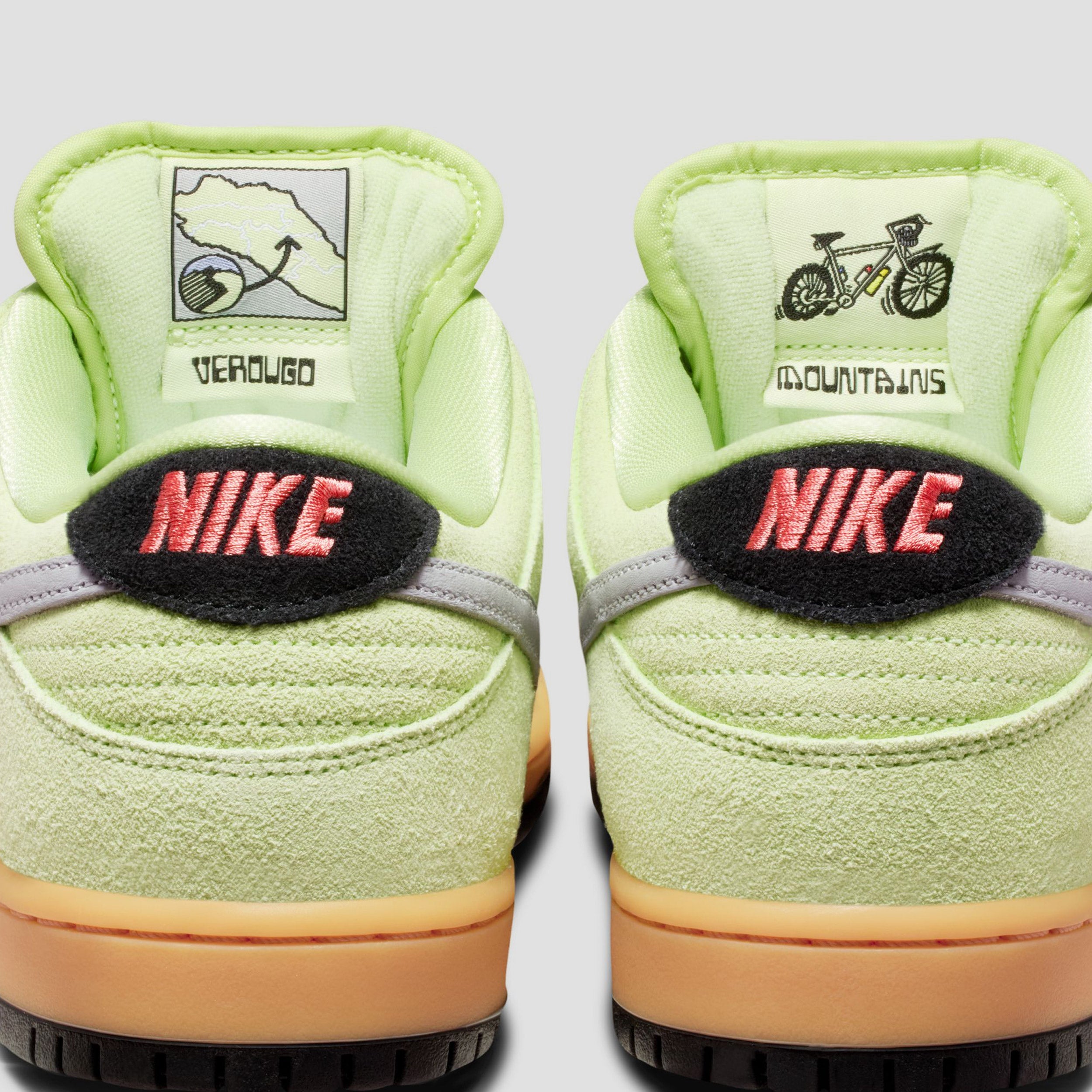 Nike SB Dunk Low Pro PRM Skate Shoes Light Liquid Lime / Wolf Grey / Black