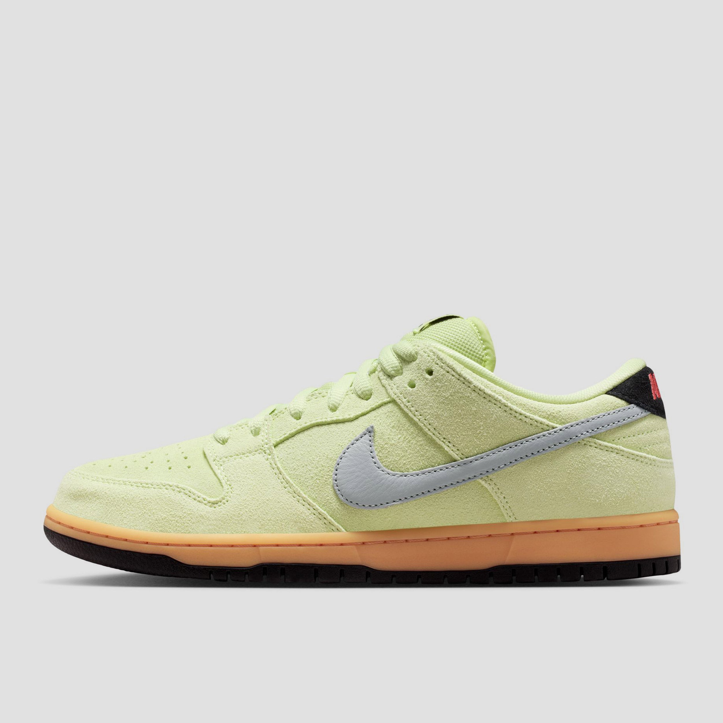 Nike SB Dunk Low Pro PRM Skate Shoes Light Liquid Lime / Wolf Grey / Black