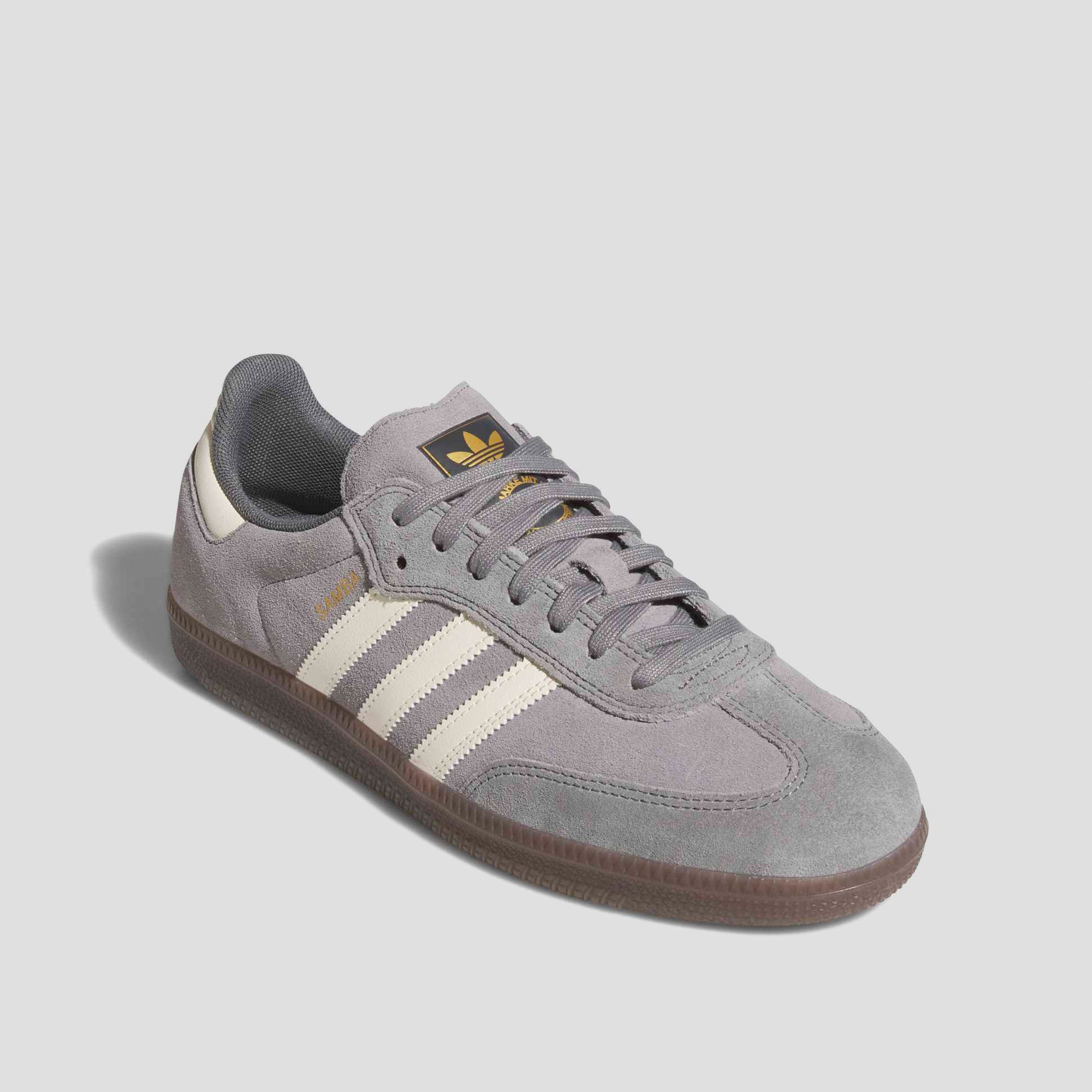 Adidas Samba ADV Skate Shoes Grey Four / Cream White / Grey Heather