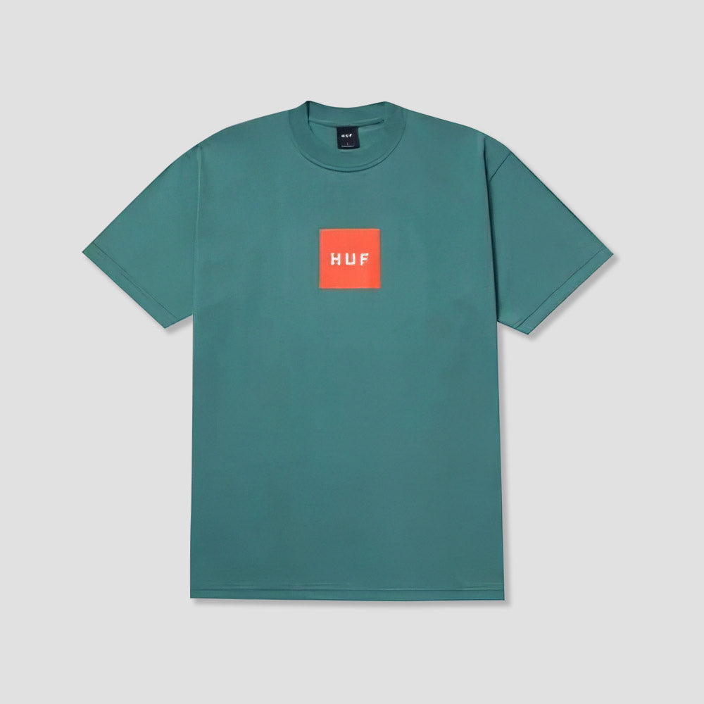 HUF Essentials Box Logo T-Shirt Forest Green