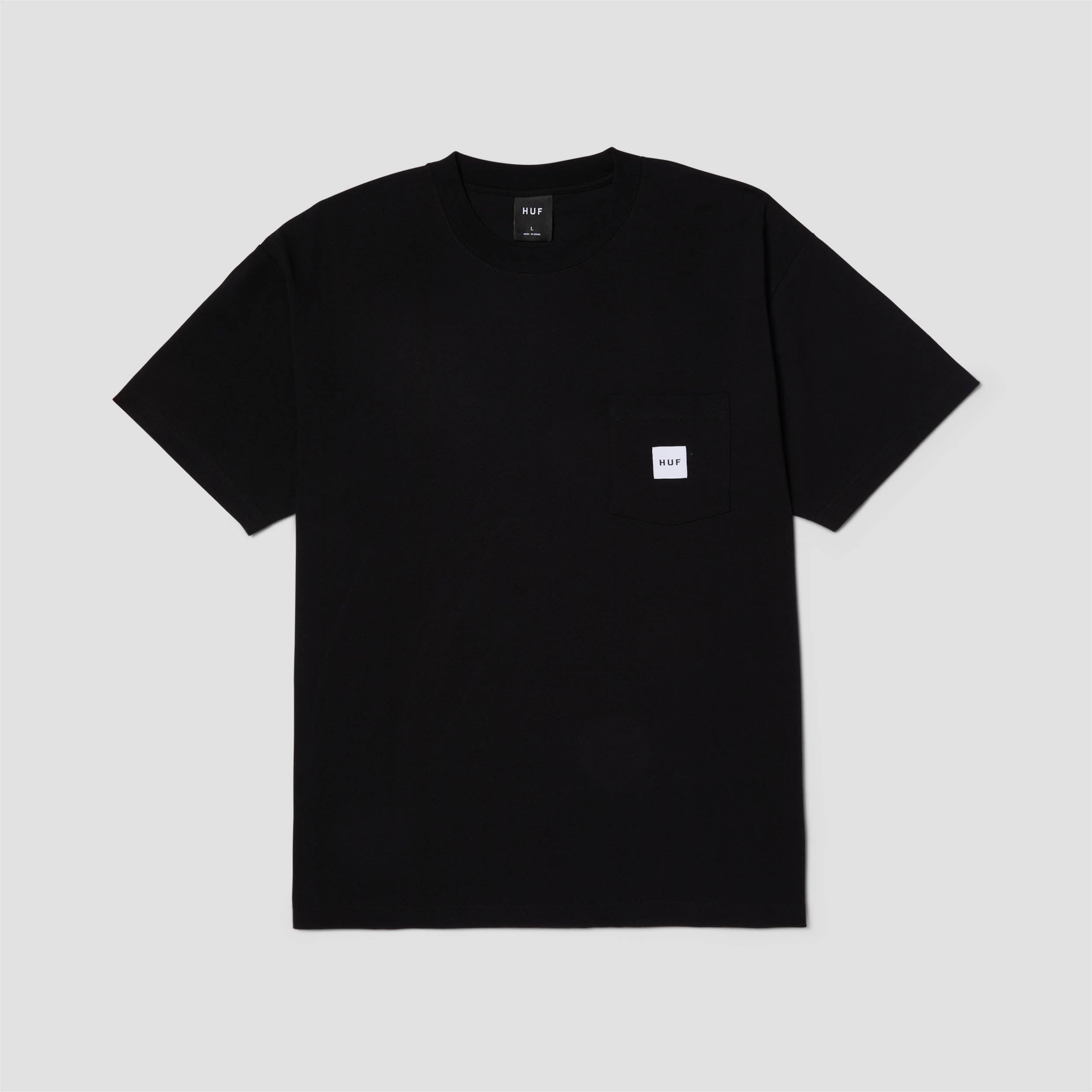 HUF Huf Set Box Logo Shortsleeve Pocket T-Shirt Black