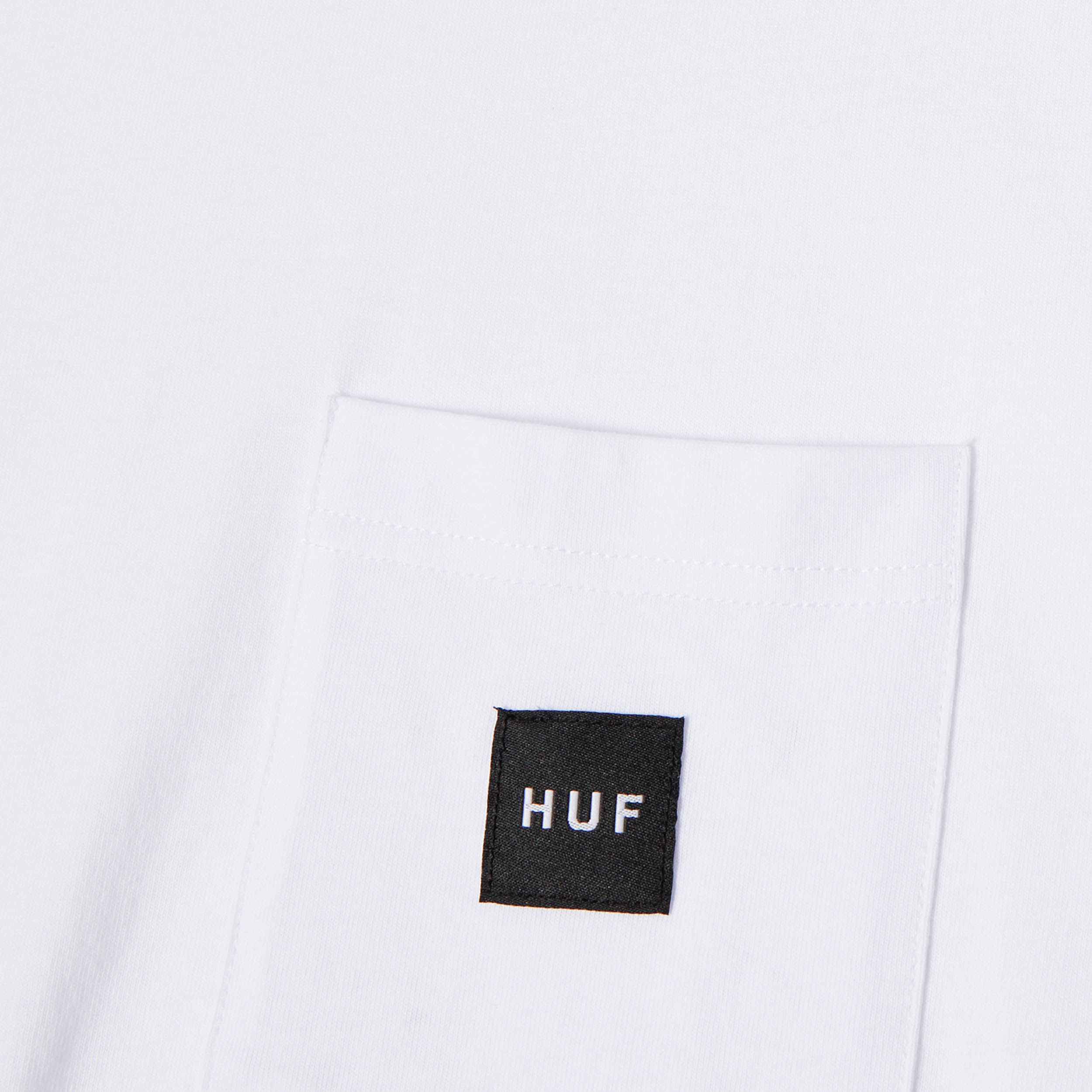 HUF Huf Set Box Logo Shortsleeve Pocket T-Shirt White