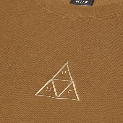 Huf Set Triple Triangle Crewneck Camel